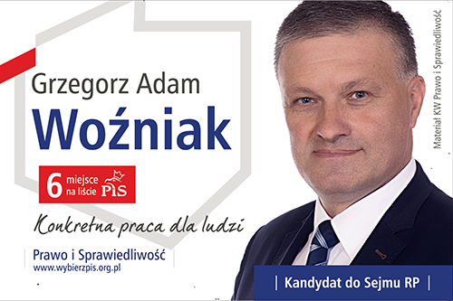 Grzegorz Woźniak: konkretna praca dla ludzi (zobacz ulotkę) - Zdjęcie główne